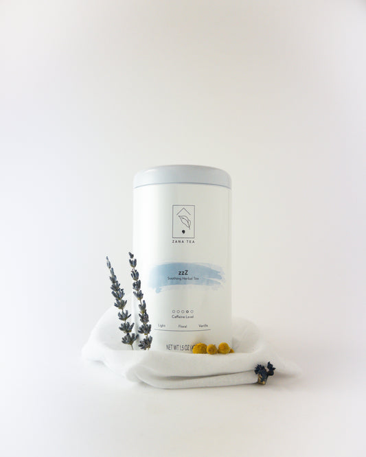 zzZ Soothing Herbal Tea Tin Can